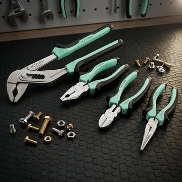 M J Cronin 4-Piece Soft Grip Pliers Set with Waterpump Pliers (MJC-PS4-1)