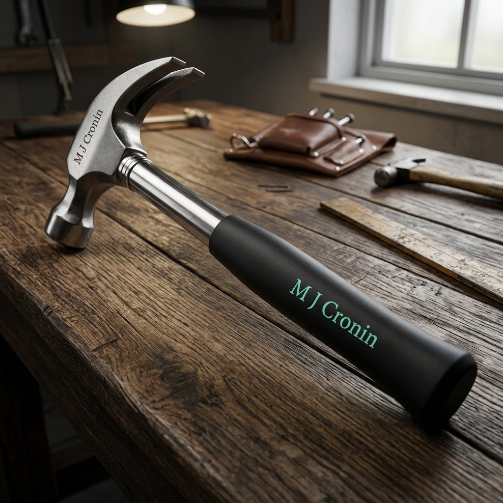 M J Cronin 20oz (560g) Claw Hammer with Tubular Steel Shaft (MJC-CH20-2)