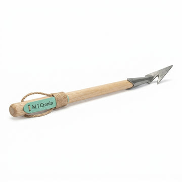 M J Cronin Bamboo Handle Spear Weeding Hoe, Stainless Head (MJC-SWH62-1)